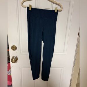 Sweaty Betty Zero Gravity 7/8 Running Leggings Shimmer Blue XS